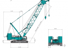Grúas sobre orugas - Pluma de celosía Kobelco CKE3000G