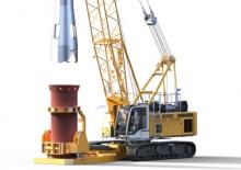 Grúas sobre orugas - Pluma de celosía Liebherr HS 8050 HD