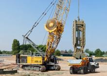 Grúas sobre orugas - Pluma de celosía Liebherr HS 8130