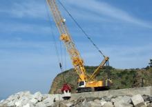 Grúas sobre orugas - Pluma de celosía Liebherr HS 895 HD