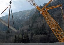Grúas sobre orugas - Pluma de celosía Liebherr LR 1250