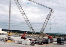 Grúas sobre orugas - Pluma de celosía Liebherr LR 1350/1