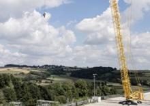 Grúas sobre orugas - Pluma de celosía Liebherr LR 1500