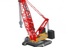 Grúas sobre orugas - Pluma de celosía Sany SCC2800A