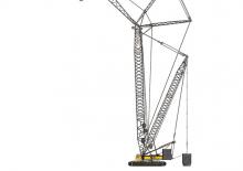 Grúas sobre orugas - Pluma de celosía Sany SCC4000A