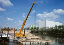 Grúas sobre orugas - Pluma telescópica Liebherr LTR 1100