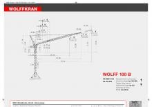 Grúas torre con pluma rotativa Wolffkran 100 B