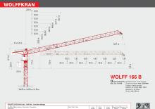Grúas torre con pluma rotativa Wolffkran 166 B