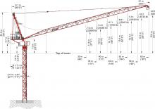 Grúas torre con pluma rotativa Wolffkran 275 B US