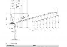 Grúas torre con pluma rotativa Wolffkran 630 B