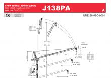 Grúas torre con pluma rotativa Jaso J138PA.A