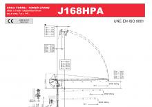 Grúas torre con pluma rotativa Jaso J168HPA