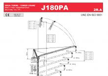 Grúas torre con pluma rotativa Jaso J180PA.2R.A