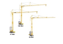 Grúas torre con rotación inferior Liebherr 120 KR.1 (FU)