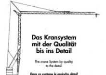 Grúas torre con rotación inferior König K 20 SH