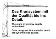 Grúas torre con rotación inferior König K 25 Hydro