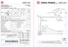 Grúas torre con rotación inferior Terex Peiner SMK 204-2,95 m