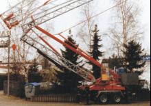 Grúas torre con rotación inferior  sobre vehículo Scheuermann Blitzlift 16 - 20 B