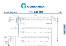 Grúas torre con rotación superior Comansa 11LC90