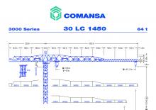 Grúas torre con rotación superior Comansa 30LC1450