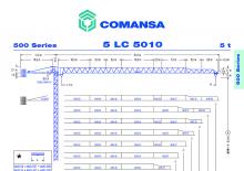 Grúas torre con rotación superior Comansa 5LC5010