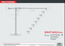 Grúas torre con rotación superior Wolffkran 6023.6 clear 