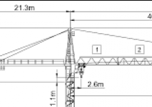 Grúas torre con rotación superior Wolffkran 7031 FL 6