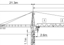 Grúas torre con rotación superior Wolffkran 7031 FL 6