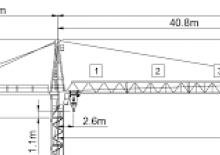 Grúas torre con rotación superior Wolffkran 7031 FL 6