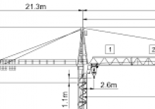 Grúas torre con rotación superior Wolffkran 7031 FL 6