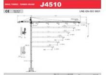 Grúas torre con rotación superior Jaso J4510