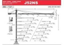 Grúas torre con rotación superior Jaso J52 NS