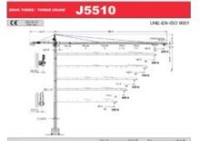 Grúas torre con rotación superior Jaso J5510
