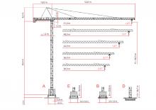 Grúas torre con rotación superior Raimondi MR81