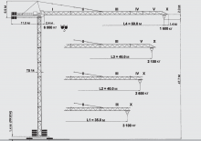 Grúas torre con rotación superior Terex Peiner SK 106-E-TS 14.3