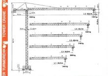 Grúas torre con rotación superior Terex Peiner SK 96-E-TS 14.3