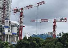 Grúas torre con rotación superior Yongmao STT1130