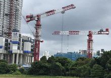 Grúas torre con rotación superior Yongmao STT983