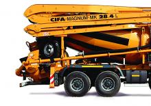 Bombas de hormigón sobre camión CIFA Magnum MK 115/28 L