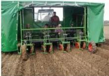 Máquinas de plantar Basrijs Deep planter 280 with rotating slotdigger axle