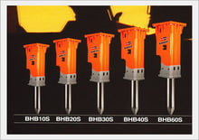 Martillos hidráulicos Boohung BHB10