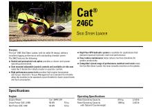 Minicargadoras Caterpillar 246C
