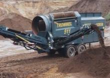Plantas cribadoras móviles con tambor Powerscreen Trommel 511 Rad