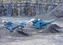 Platas cribadoras móviels Powerscreen Warrior 1400