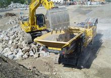 Plantas de reciclaje de escombros Komatsu BR380JG