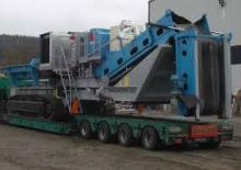 Plantas de reciclaje de escombros Sandvik Rock Processing Crawlmaster CM 1211 F