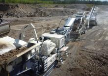 Plantas de reciclaje de escombros Metso Lokotrack LT 120 E