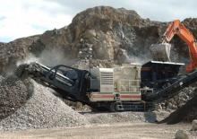 Plantas de reciclaje de escombros Metso Lokotrack LT 1415