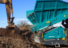 Platas cribadoras móviels Powerscreen Titan 2300