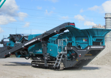 Plantas de reciclaje de escombros Powerscreen Trakpactor 260SR
